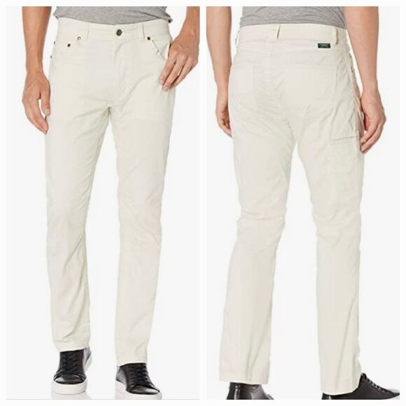 🔹️HOST PICK NWT Anthropologie G.H. Bass Cream Cliff Peak Trail Flex Pants 30x32
